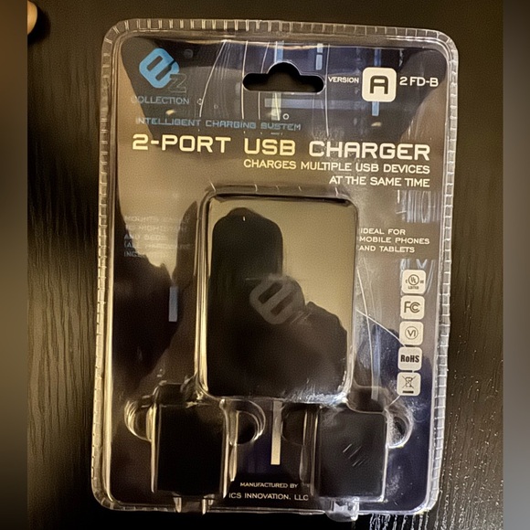 2 Port USB Charger EZ Collection Intelligent Charging System - Picture 2 of 6